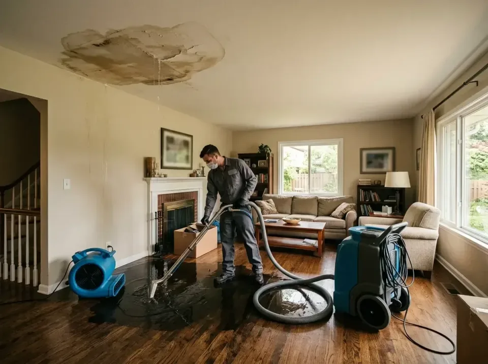 attic-pipe-burst-ceiling-drip-008 — frequently asked questions, Water Damage Restoration & Carpet Care in Delphi, IN